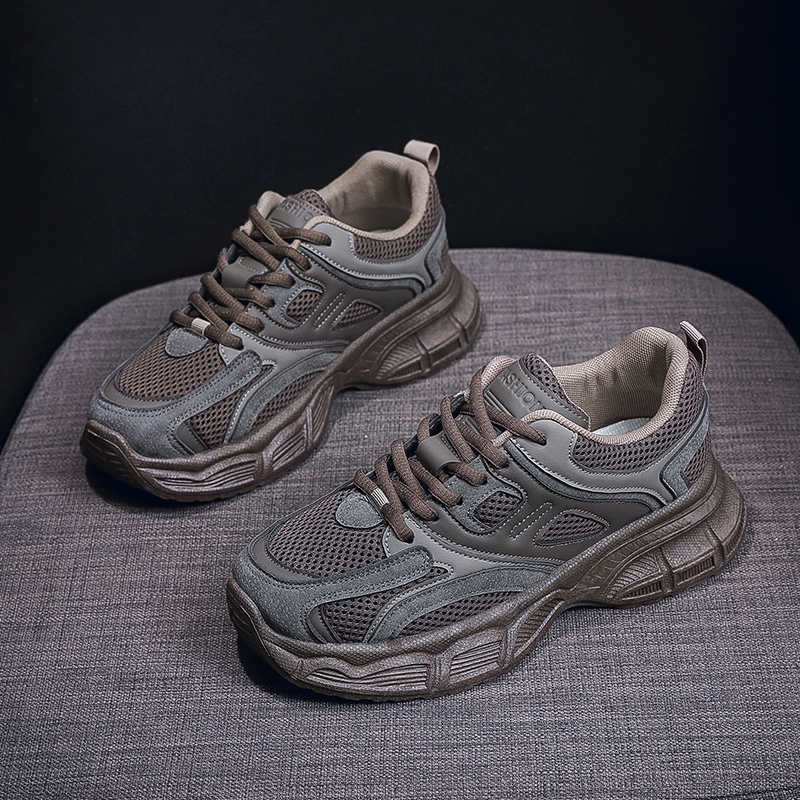 Fashion Mash PU Leather Women's Boot Oxford Shoes High Heel Yellow Heel Shoes Sneakers Sport Novelties Losfers Exercise Tenix