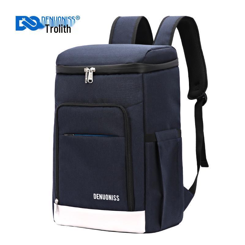 Insulated Waterproof Picnic Backpack with Beer Storage, 24-28L Capacity