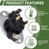 134048800 Dryer Thermostat Suitable for Multiple Models Easy Installation Replacement Part for Efficient Operation