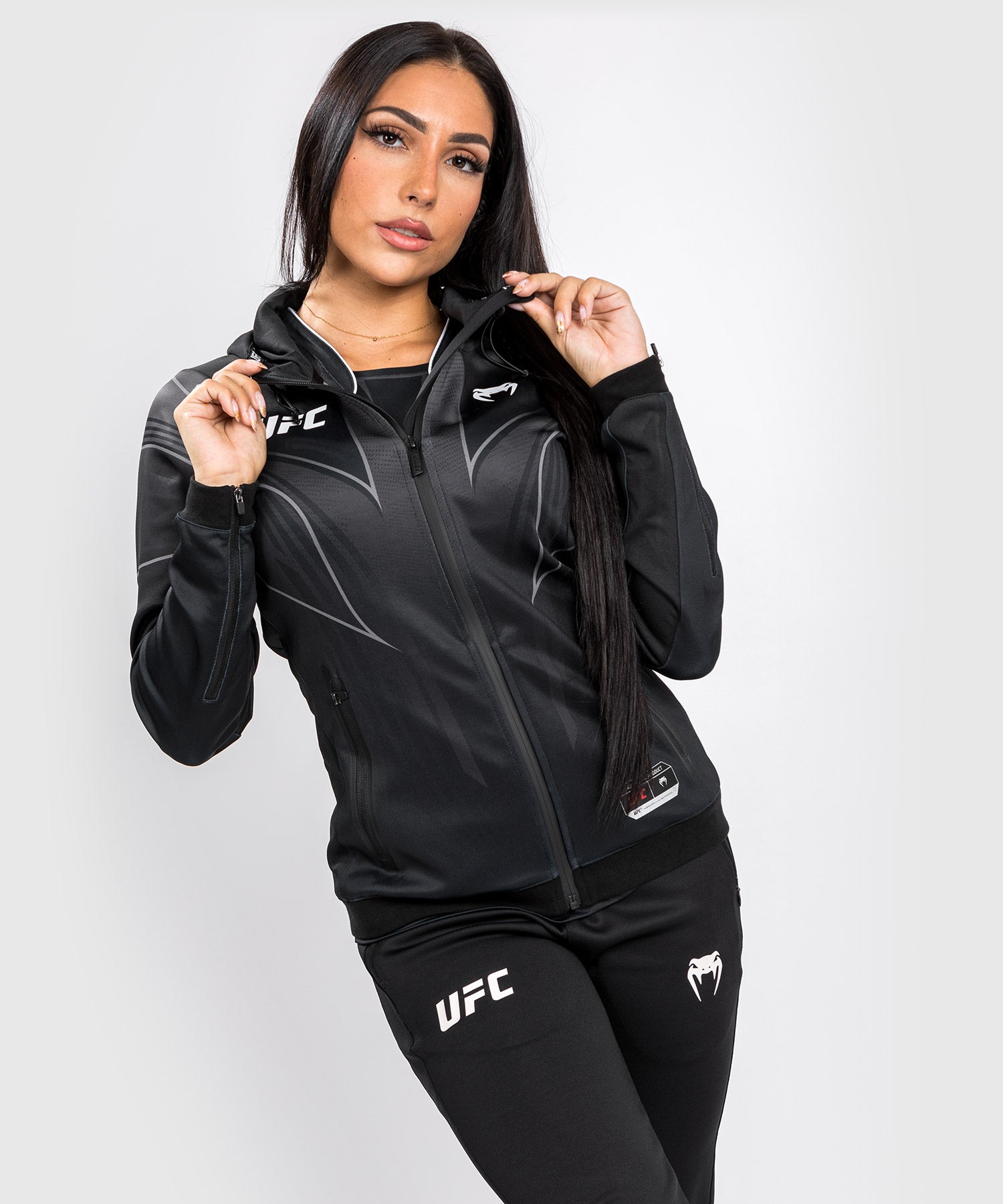 

Женская Толстовка На Молнии UFC VENUM Authentic Fight Night 2.0 - Черный XS