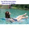 New Arrival Adult Inflatable PVC Water Lounger - Striped Mesh Floating Hammock