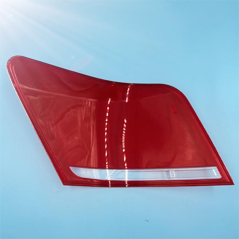 Compatible with 2013-2015 Mercedes-Benz GLK Taillight Shell - Rear Brake Light Cover, Red Transparent.