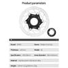 IIIPRO Ultra-Light Bicycle Brake Rotor 140/160mm Hollow High-Strength Steel MTB/Road Bike 6 Bolts/Center Lock Disc Brake Rotors