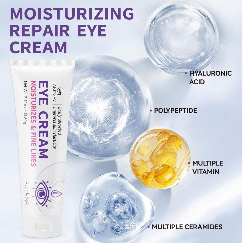 Eye Cream-Deeply Hydrates Moisturizes, Smooth And Repair The Eyes-Suitable For All Skin Types, 60g