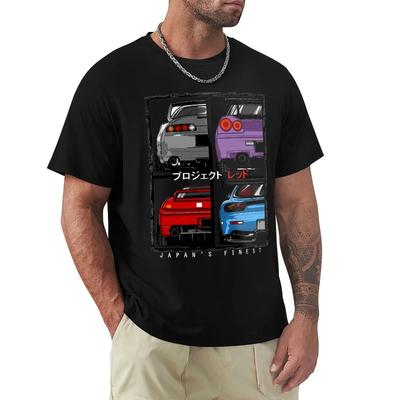 Japans Feinstes R34 NSX FD3S RX7 Jdm Auto T-Shirt Harajuku Kurzarm T-Shirt Baumwolle Grafik T-Shirt Oberteile