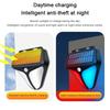 Outdoor Solar Alarms Lights 4 Modes Human Body Sensing Sound And Light Warning Wall Light Garden Orchard Warning Security System