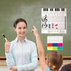 Reusable Music Teaching Tool Writing Magnetic Music Notes Stickers  Office Supplies