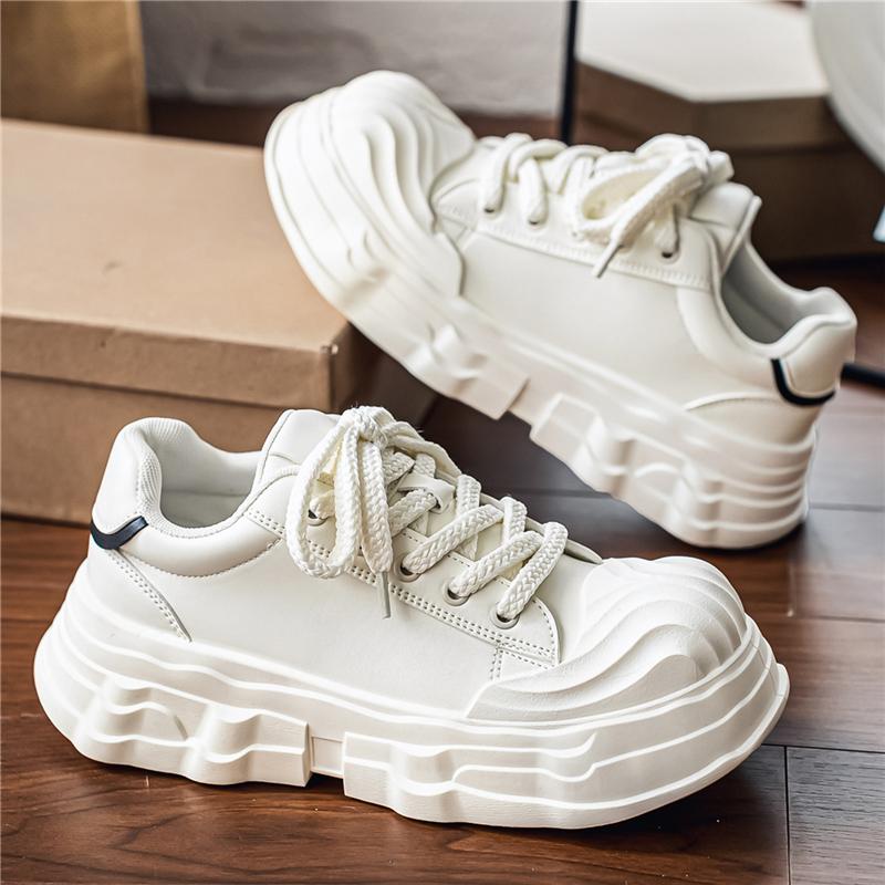 Trendige Schuhe Großer Kopf Schuhe Design Dicke Sohlenplatte Schuhe Hässlich Süß Brot Schuhe Herren Freizeitschuhe
