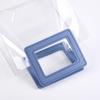 Transparent Transparent Shopping Bags Blue Waterproof Storage Bag Large Capacity Clear Tote Bag