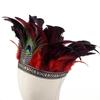 Feather Crown Headbands With Strap Decorative Headdress Indian Crown Hair Band Halloween Cosplay Headwear