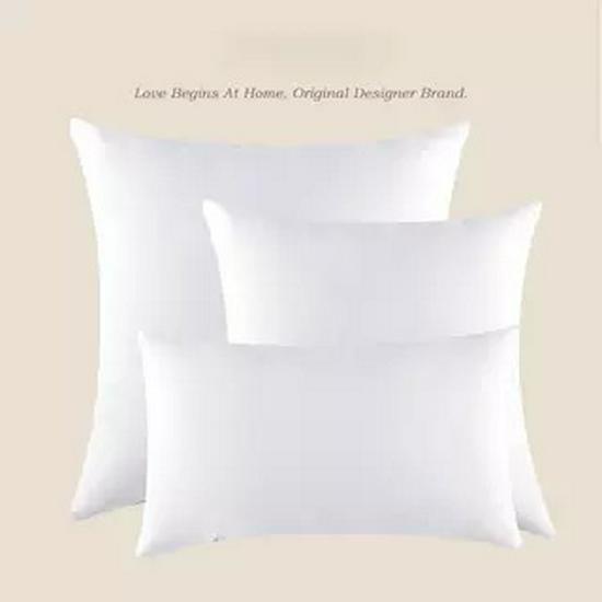 Silk Cotton Filled Cushion Insert 45x45 Cm - Sofa Pillow Core for Living Room