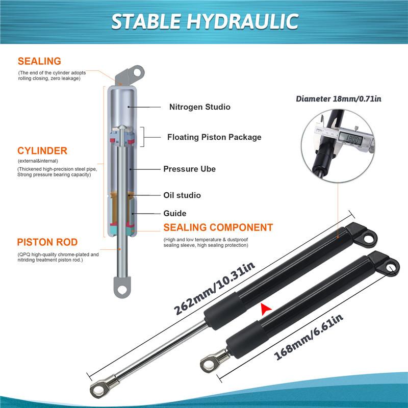 1Pcs For Toyota Hilux Vigo MK6 2008-2014 Car Tailgate Lift Support Struts Gas Spring Damper
