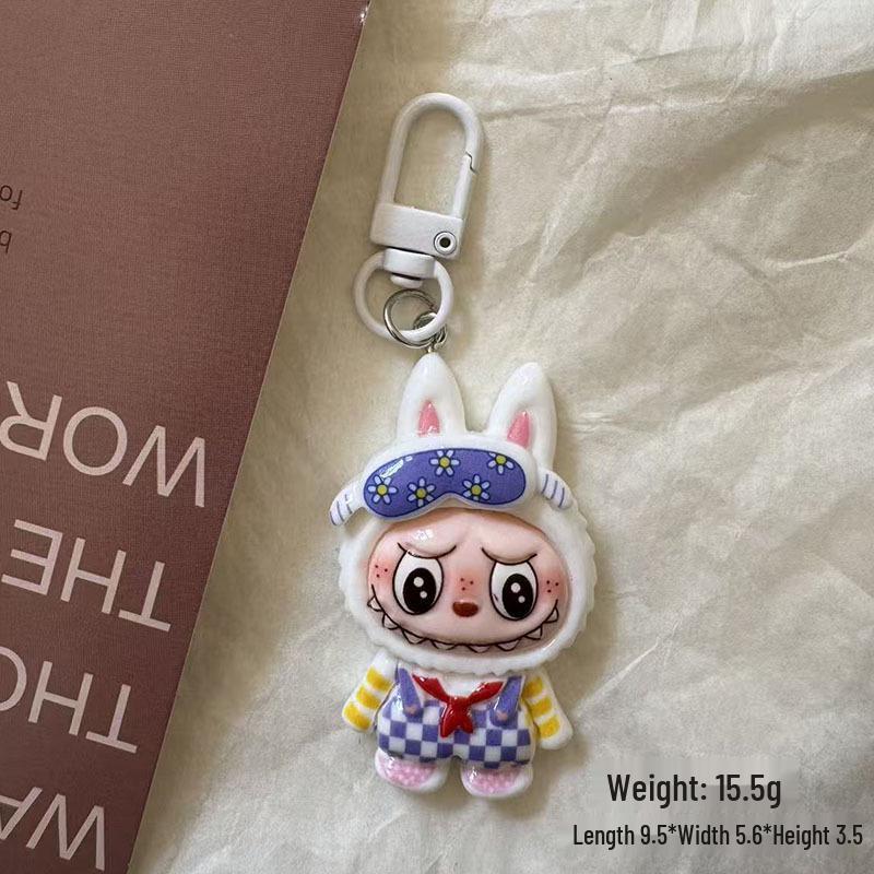Large Cartoon Resin Doll Keychain Pendant for Backpacks - DIY Accessories