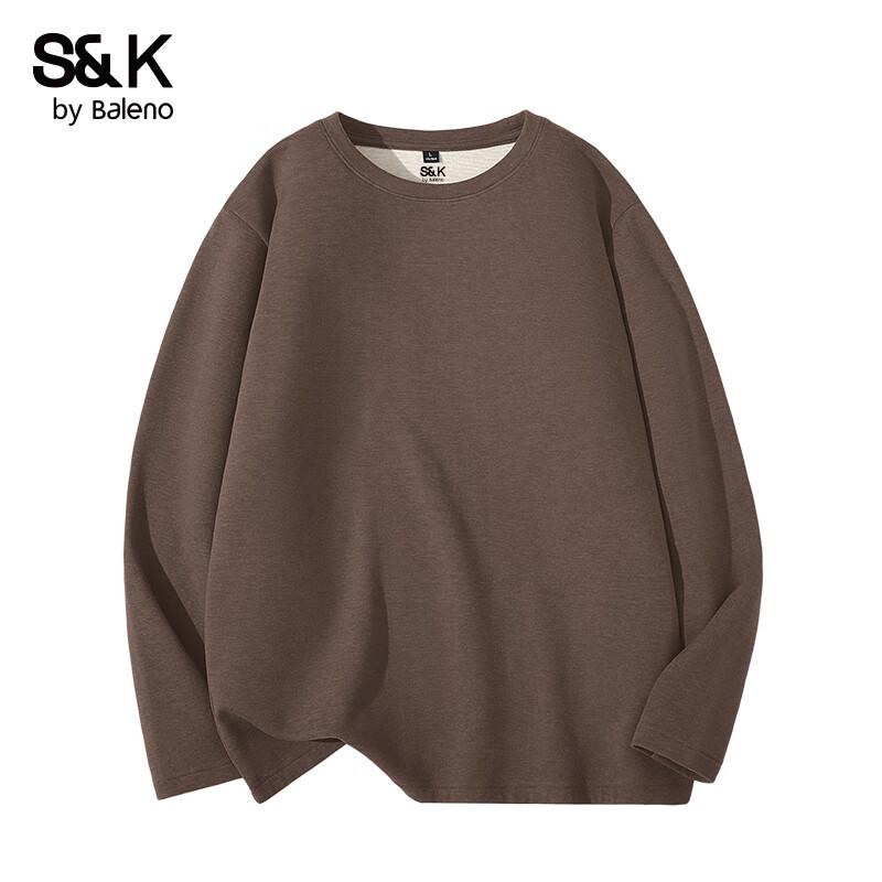 

Baleno Men s S&K Series Fleece-Lined Round Neck T-Shirt XXL