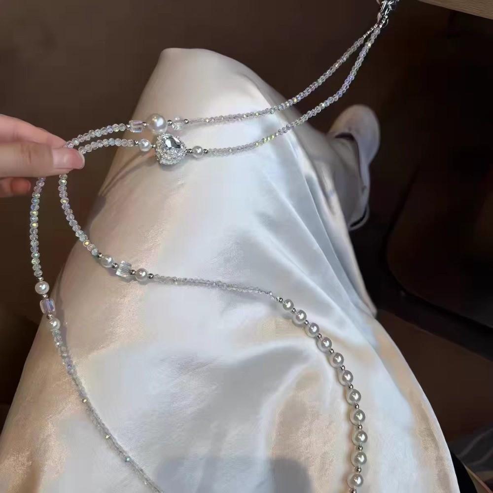 Beaded Phone Charm Long Crossbody Phone Chain Universal Mobile Phone Lanyard Phone Accessories