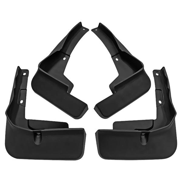 Комплект грязезащитных щитков Toyota VELO, Черный ABS None