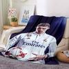 Soccer Player Action Blankets Flannel Printed Breathable Warm Throw Blanket for Home Office Bedspreads 0708a147