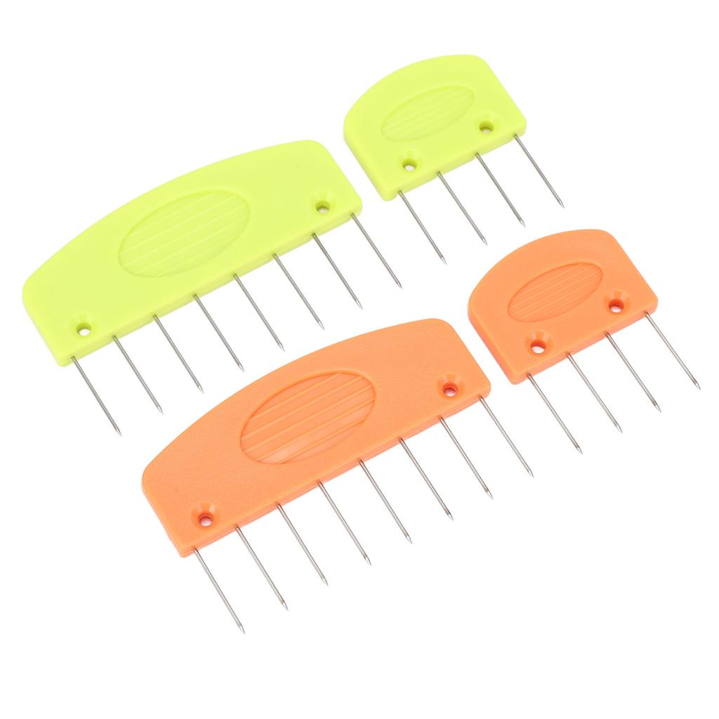 Knit Blocking Combs Knitting Crochet Sewing Comb Set Home Project Tools Orange Yellow