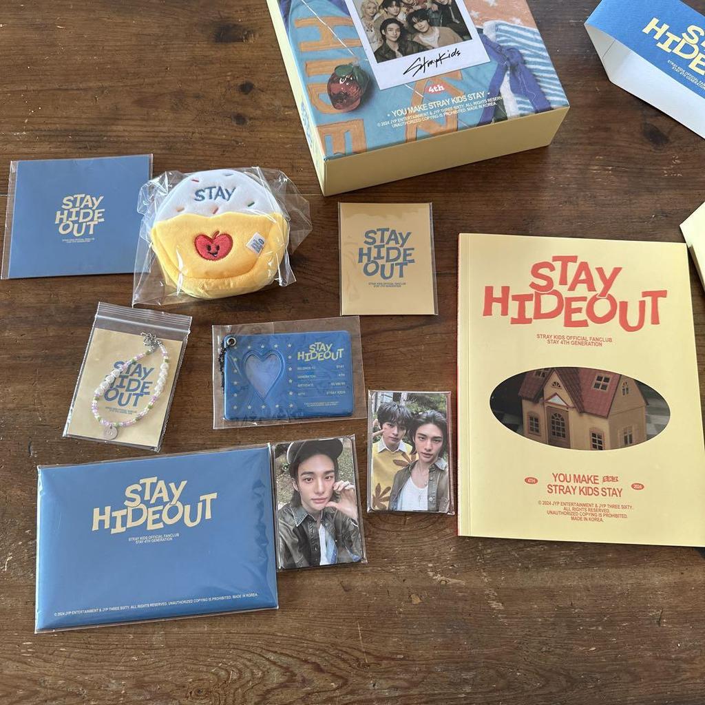[USED] Stray Kids STAY HIDEOUT 4th Fan Club Goods