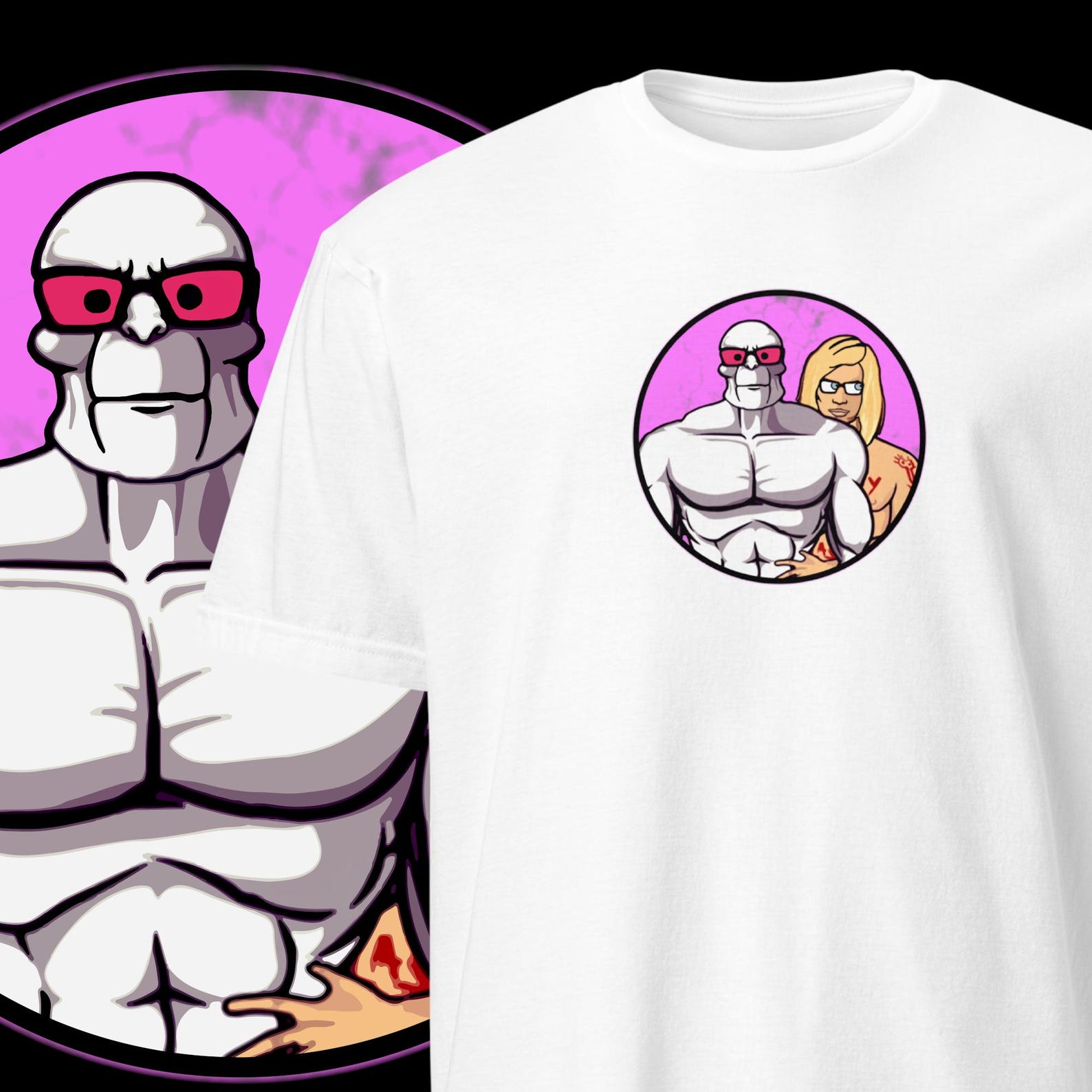 Frisky Dingo T shirt Vintage Cartoon Clothing S