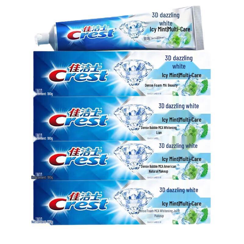 Crest 3D White Arctic Mint Zahnpasta (4 Packung)