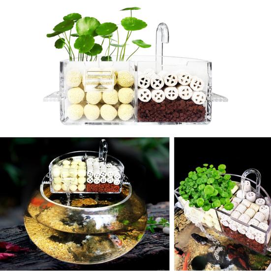 Fish Tank Filter Small Waterfall Circulating Purify Water Mute Water Circulation Purifier
