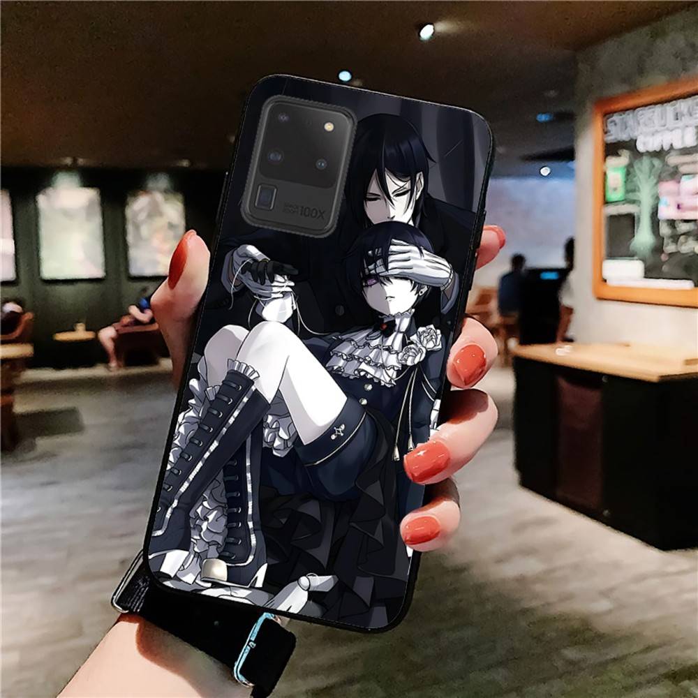 Anime Black Butler Phone Case For Samsung S 24 Fe 25 Ultra Plus 20 Lite 21 30 22 23 24 22 Ultra 5G Fundas