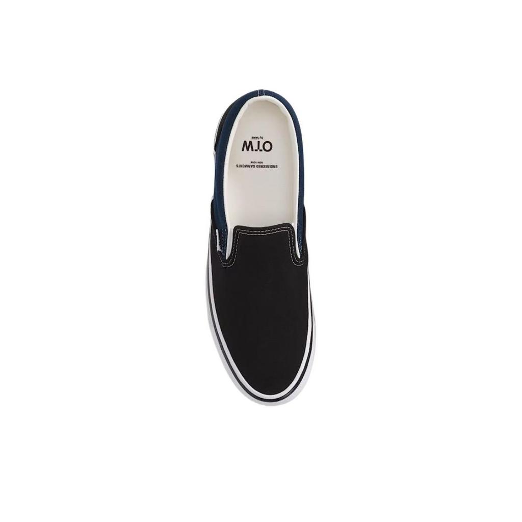 Vans Engineered Garments X  Slip-On 98 OTW Classic Comfortable Soft Support Skate Shoes Unisex Sneakers Blue Black VN000EBPY61