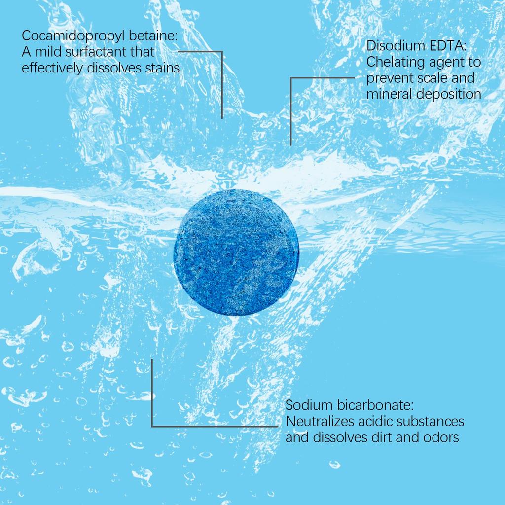 Pastillas Limpiadoras para Taza de Inodoro Jakehoe Eliminación de Olores de la Taza de Inodoro, Eliminación de Manchas, Eliminación de Sarro, Pastillas Limpiadoras con Burbujas Limpiadoras