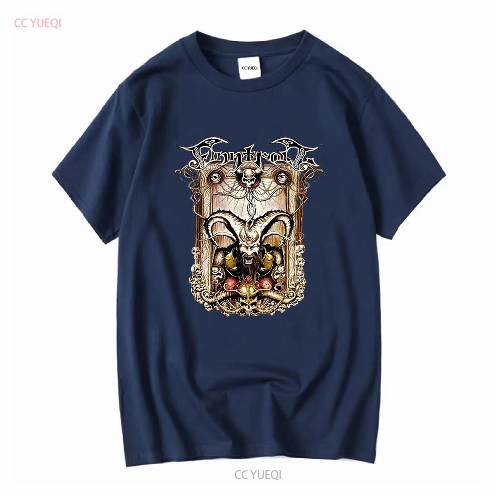 Finntroll T-Shirt Herren Groß Schwarz Band Musik vintage Gewaschen Mode Grafik homme Atmungsaktiv Designerkleidung Unisex Weich
