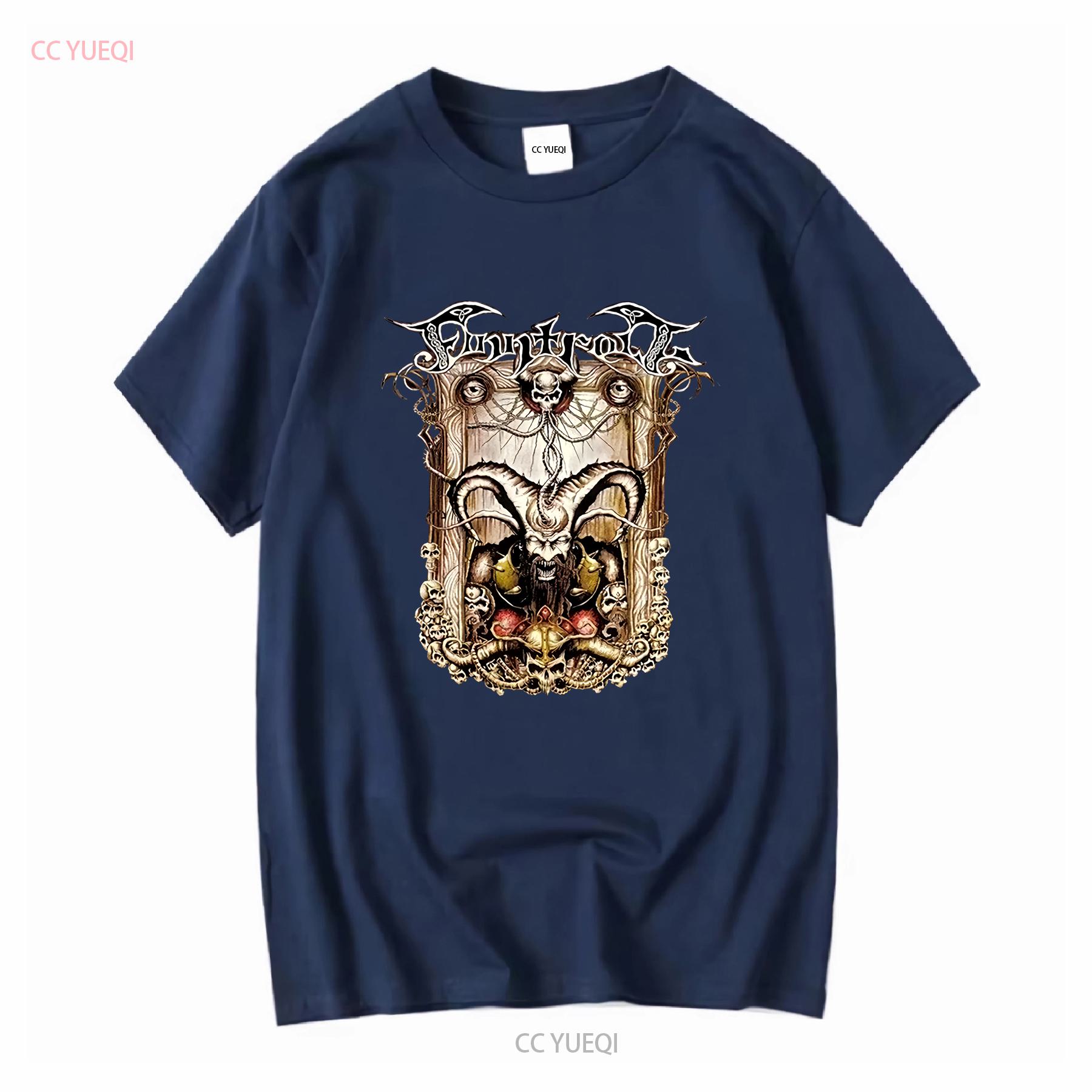 BenberFashion Finntroll T-shirt Heren Large Zwart Band Muziek vintage Gewassen mode grafisch homme Ademend designerkleding Unisex Zacht 3XL