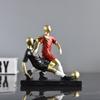 Football players figure statue Modern home office desktop ornament small decoration crafts resin home Front Desk decor sculpture