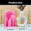 High Quality Silicone Flower Vase Mold for Creating Unique Nordic Style Art Vases and Individualized Home Decorations
