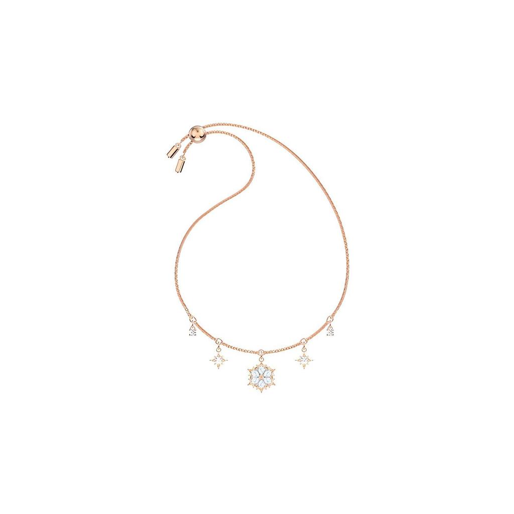 Swarovski Magic Snowflake Pendant Elegant Sweet Crystal Bracelet Women bracelet Rose-Gold 5558186