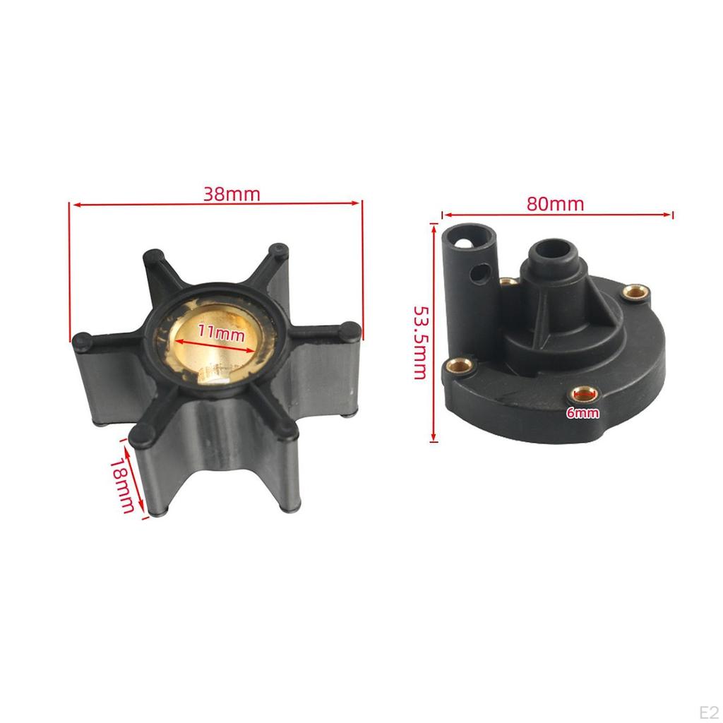 Zestaw wirnika pompy wodnej zastępuje części zamienne do pojazdów samochodowych 763758 dla Evinrude 5.5,