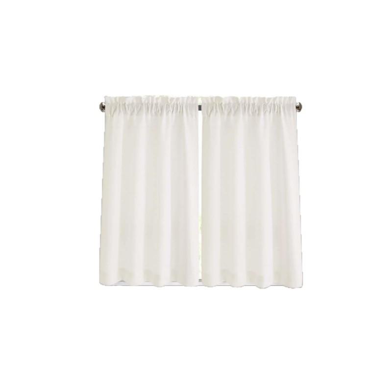 Kurzgardinen im Leinen-Look Küche Wohnzimmer Badezimmer Lichtfilternd Dekoratives Fensterbehang