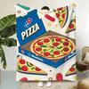Food D-DominosPizza Throw  Flannel Throw Blanket,Bed Home Office Nap Blanket Travel,Camping,Picnic Blanket Soft Decor