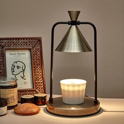 Nouă lampă elegantă cu lumânare din sticlă cu ceară topită pentru aromaterapie - Creează o atmosferă confortabilă în dormitorul tău - Lampă elegantă pentru lumină ambientală