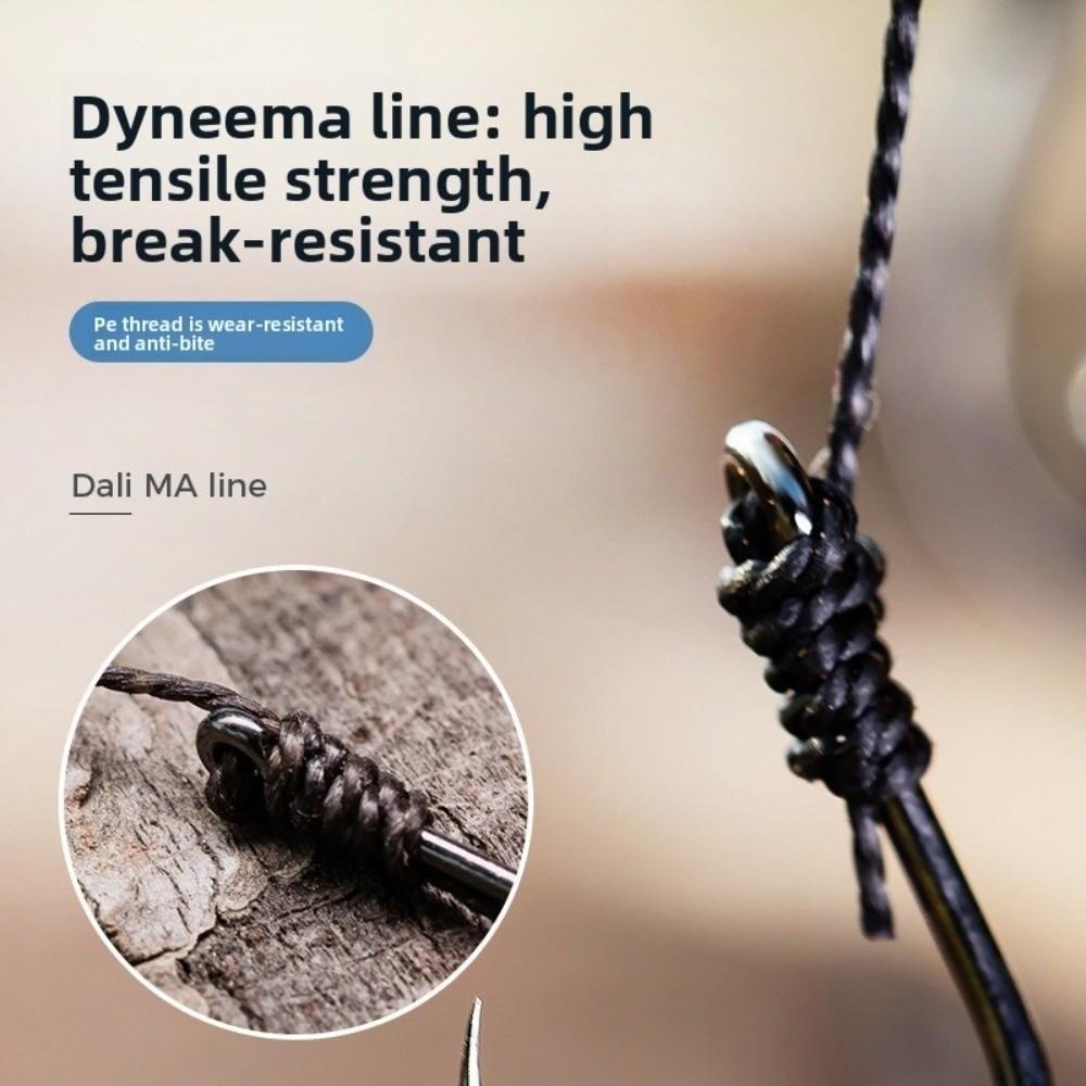 5pcs Durable Aluminum Alloy Anti-Tangle Fishing Hook Set Sea Rod Hooks  Sea Fishing