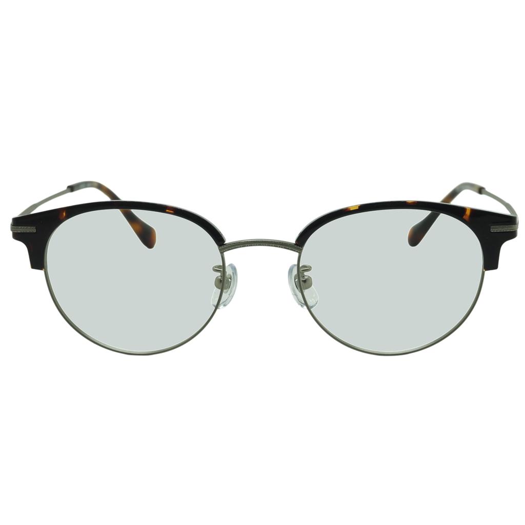 [OTC.web] 2511HC Polarized Photochromic Sunglasses, Browline Boston Classic Retro Stylish UV Protection Metal Nose Pads (Demi Brown C62)