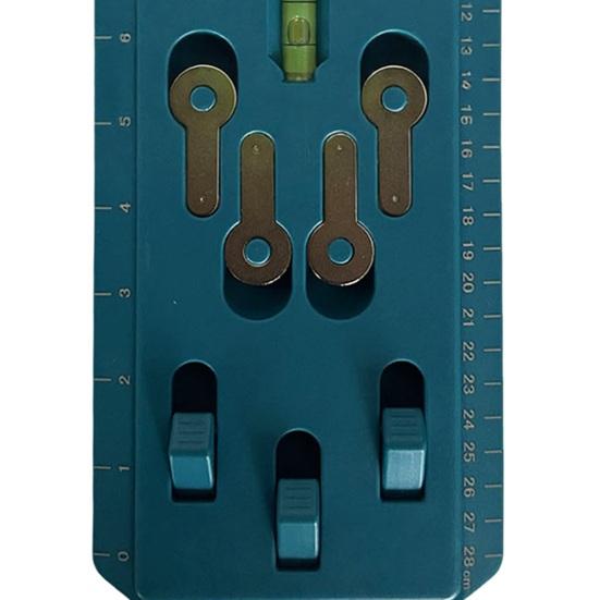 Bildaufhängungs-Set, Verbessertes Bildaufhängewerkzeug mit Wasserwaage, Zum Aufhängen von Sägezahn-/Drahtaufhängern, Schnelles präzises Positionierungs-Wandaufhängungs-Set, Wandaufhänger für