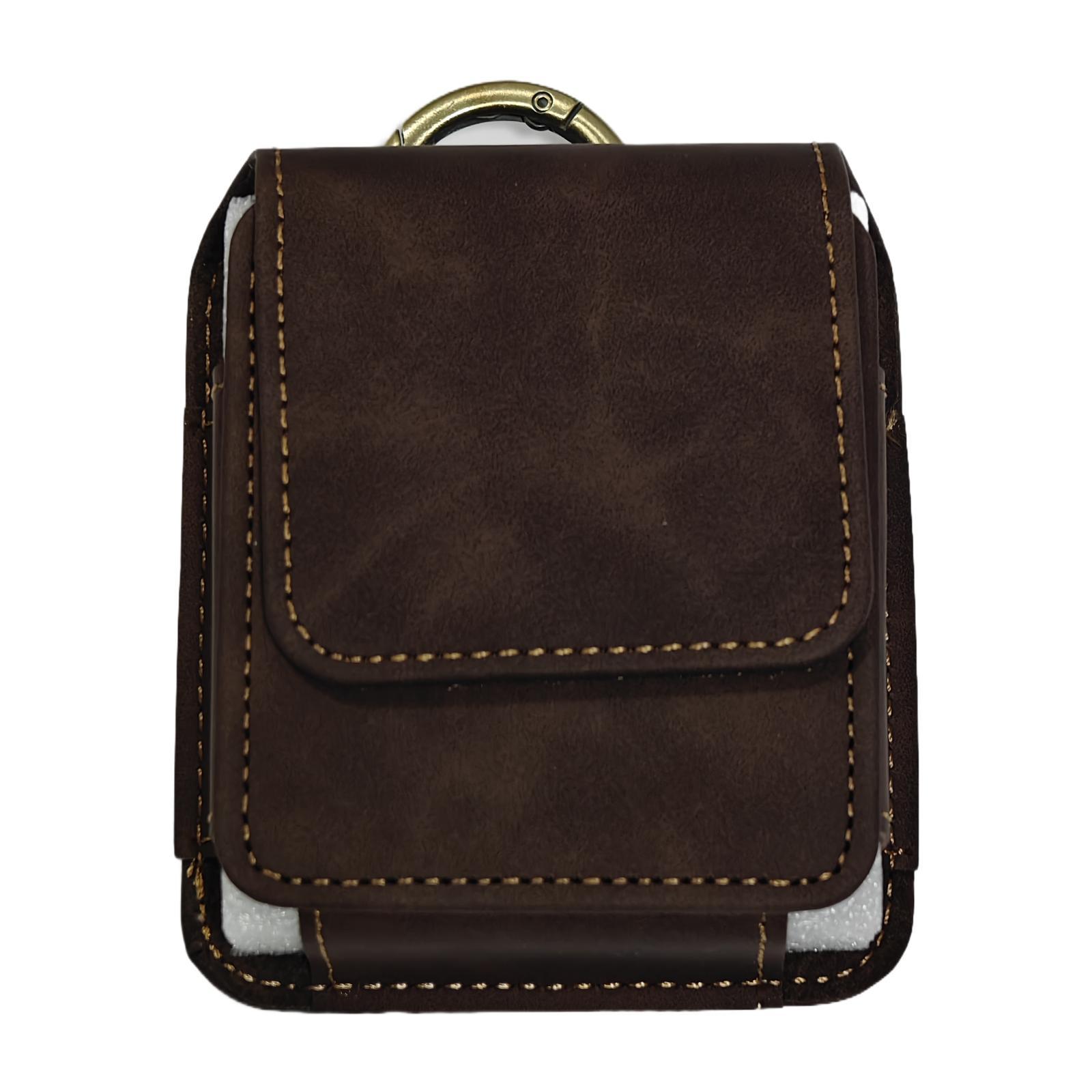 

Phone Holster PU 8x3x9.3cm Belt Case for Exploring Outdoor Activities Hiking темно-коричневого