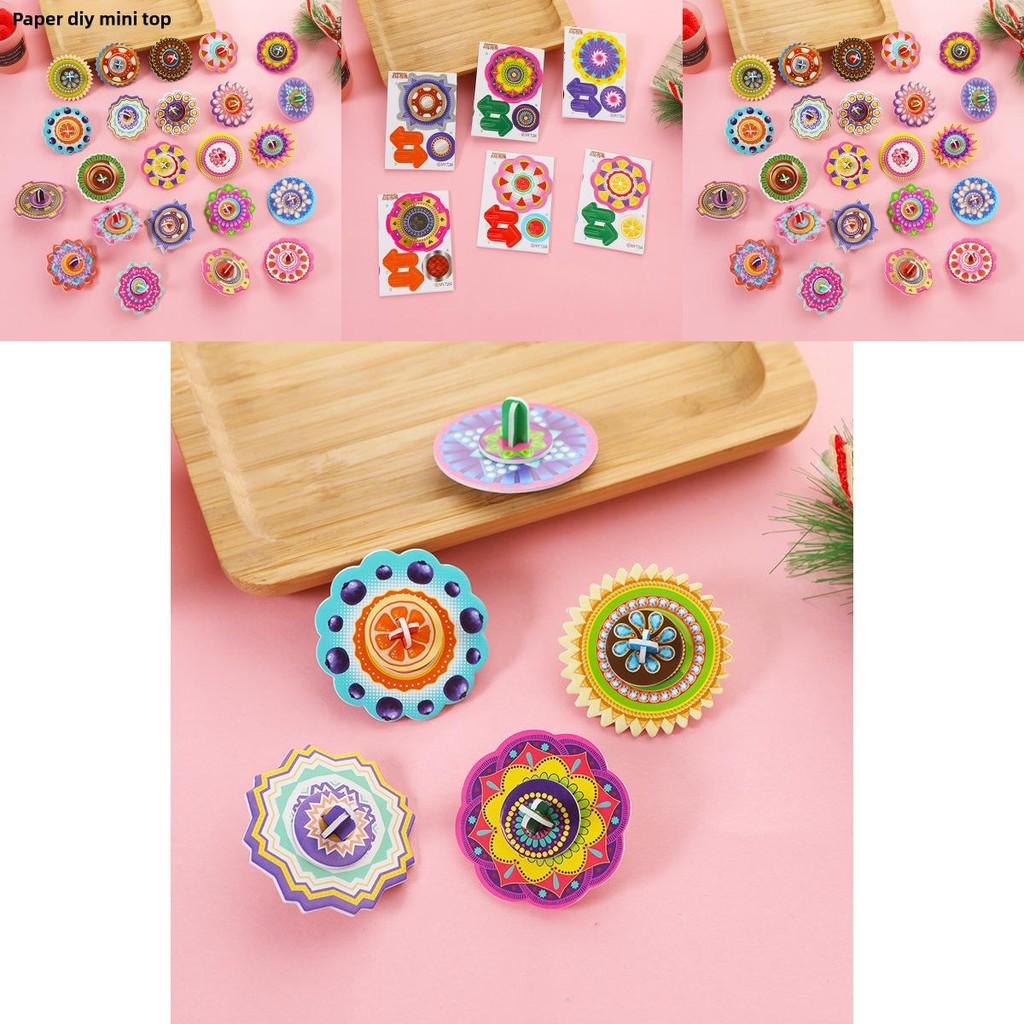 Diy Childrens 3d Puzzle Paper Gyroscope Art Craft Gift For Kids And School Rewards
