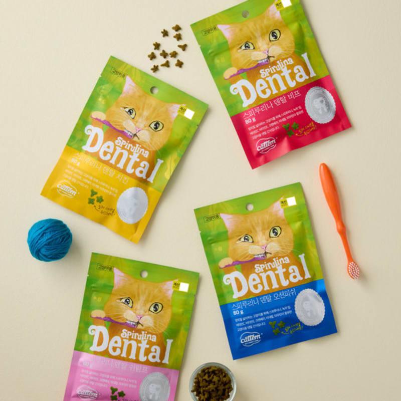 [Domácí mazlíček] Cattem Spirulina Dental 80 g kuřecí