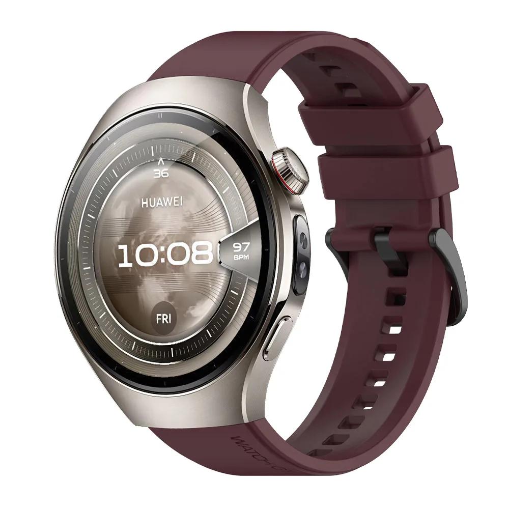22mm 20mm Silicone Strap for Huawei Watch 5/GT5/GT4/GT5 Pro 46mm Sport Bracelet for Amazfit Bip 6/GTR 4/Balance 2/Active 2 Band