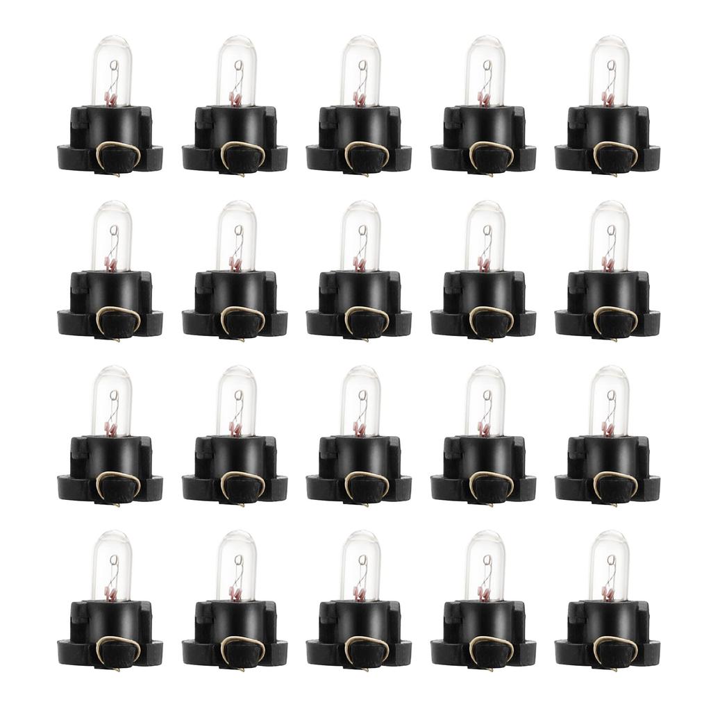 HAMILO Dashboard Indicator Side Lamp Bulb T3 Pack of 20