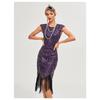 Tassel Sequin Dress Dress 1920s Retro Party Banquet Large Size Dress