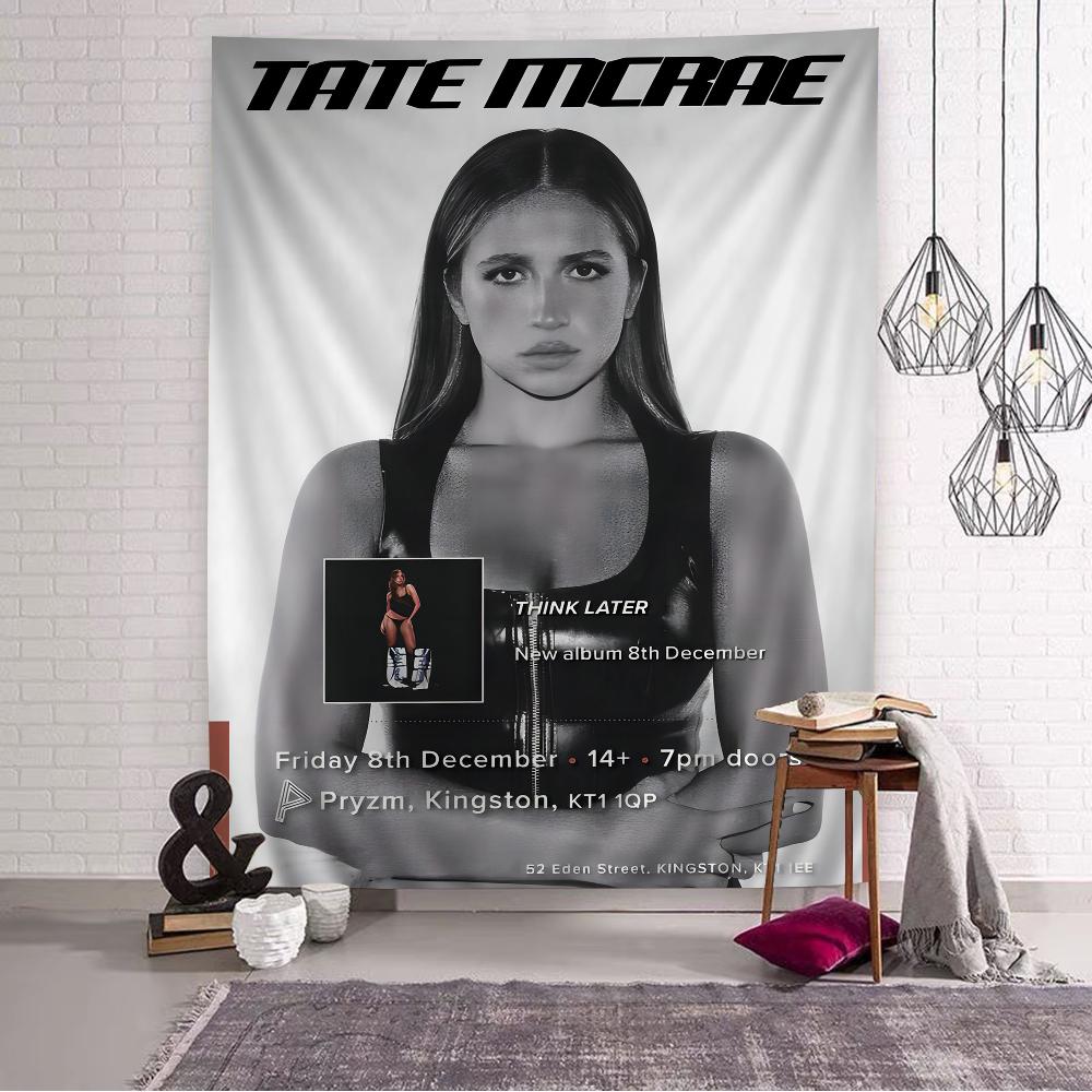 

Tate Mcrae Singer Chart Tapestry for Living Room Home Dorm Decor Art Home Decor 74x94cm(29x37in)