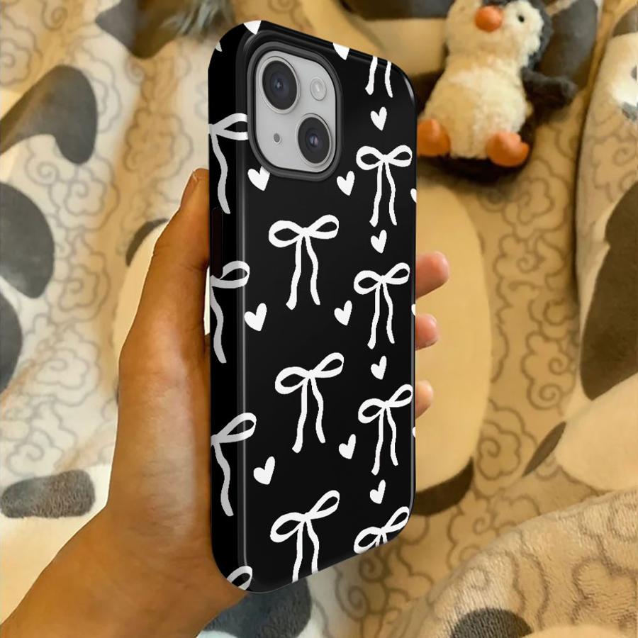 Cute Pink Heart Bow Soft Cover Capa Phone Case for Xiaomi Redmi Note 14 4G 14 Pro Plus 5G