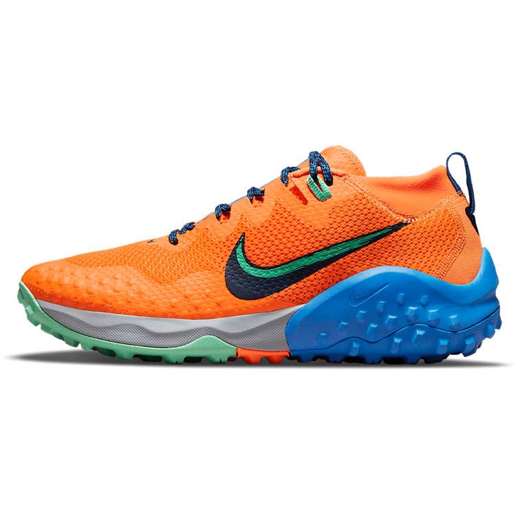 New Nike Wildhorse 7 Team Orange Signal Blue CZ1856-800
